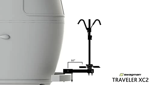 Promo β Swagman Bicycle Carrier TRAVELER XC2 RV Approved Hitch Mount Bike Rack , Black π - Image 6