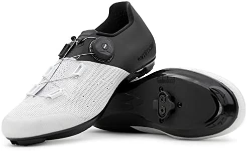 Budget π Tommaso Pista Knit π© Women's Cycling π Shoe And Cleat Bundle, Indoor Cycling Class Ready π Shoes With Compatible Cleat, Look Delta, SPD - Black, Pink, Grey, Blue White Elite - Spd π - Image 2