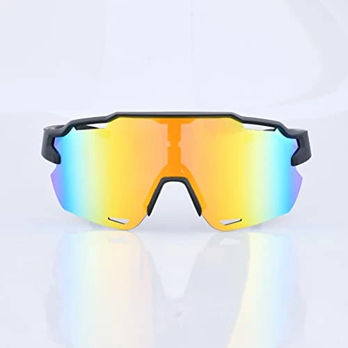 Discount π Downhill Canadian Cycling Glasses | UV Protection | Biking, Trail Running, Triathlon & MTB π Sunglasses For Men & π© Women White Frame W/ Blue Len π₯ - Image 5