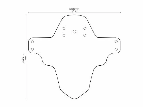 Deals ✔️ All Mountain Style AMS Front Mudguard Collaborations– Fits 26’’,27.5’’,29 🤩 - Image 2