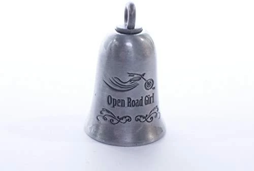 Best Pirce π― Womens Biker Motorcycle Bell: Good Luck Motorcyle Accessory : Open Road Girl π - Image 4