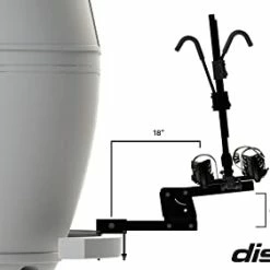 Best Sale ⌛ Dispatch RV Approved Hitch Mount Bike Rack Black 🔥