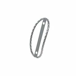 Promo 🌟 Fenix Lowrider Square Twisted Name Plate Trim Holder Chrome 🔥