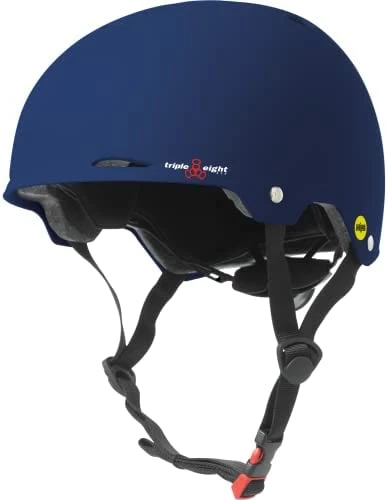 Hot Sale π₯ Gotham Dual Certified MIPS Skateboard And Bike Helmet Blue Ma 𧨠- Image 7