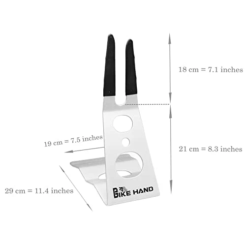 New π BIKEHAND Bicycle Floor Type Hub Mount Parking Rack Stand - For Mountain And Road Bike Indoor Outdoor Garage Apartment Storage NOT For Disk Brake Bikes β¨ 4 New π BIKEHAND Bicycle Floor Type Hub Mount Parking Rack Stand - For Mountain And Road Bike Indoor Outdoor Garage Apartment Storage NOT For Disk Brake Bikes β¨ - Image 2