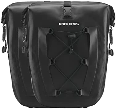 Budget π Bike Panniers Waterproof Bike Rear Rack Bag Max 30L Large Capacity Bike Rear Panniers For Cycling Traveling Commuting Yellow*1 β¨ - Image 7