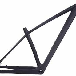 Coupon 👍 Chinese T800 Full Carbon Fiber MTB Frame 29er 142mm/148mm Boost Mountain Bike Frame 29 Bicycle Frame Carbon Max 2.35 Tires Black Glossy 😍