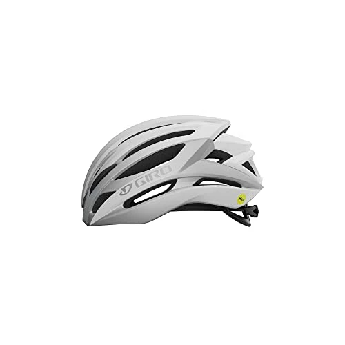 Outlet π Syntax MIPS Adult Road Cycling Helmet Matte White/silve π - Image 2