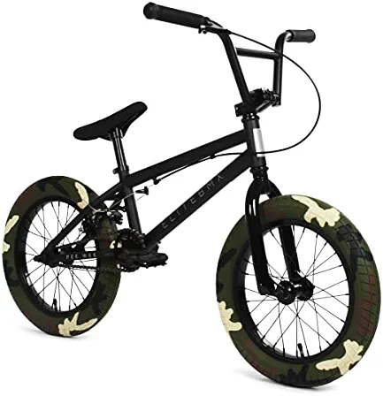 Deals 𧨠Lite BMX Bicycle 20β & 16" Freestyle Bike - Stealth And Peewee Model Blue π―