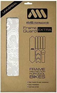 Best deal π All Mountain Style AMS High Impact Frame Guard Extra Semi-Transparent β Protects Your Bike From Scratches And Dings Born To Be Rider Blue π - Image 10