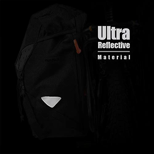 Cheap π Bicycle Bag PakRak Clip-On Quick-Release All Weather Bike Panniers (Pair), Includes Rain Cover , Black π - Image 7