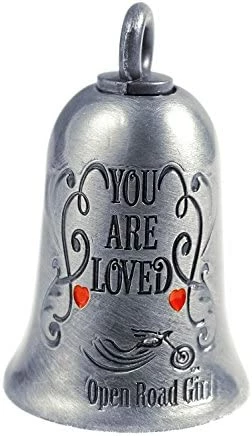 Best Pirce π― Womens Biker Motorcycle Bell: Good Luck Motorcyle Accessory : Open Road Girl π - Image 7