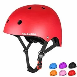 Outlet 🔥 PALAKANA Kids Bike Helmet Toddler Helmet, Adjustable Kids Helmet 8-14/3-7 Years Old, Multi-Sports Kids Youth Skateboard Cycling Scooter Helmet Boys 👧 Girls Casco Para Niños Pequeños Casco De Bicicleta Para Niños Orange 🥰