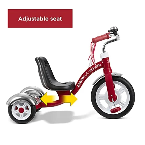 New π Radio Flyer Big Red Classic Tricycle, Toddler Trike, Tricycle For Toddlers Age 2.5-5, Toddler Bik π₯ - Image 2