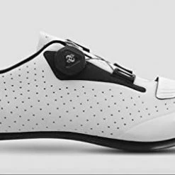 Coupon 🌟 Fizik Men's R5B Uomo BOA Road Cycling 👞 Shoes - White/Black (White/Black 🤩