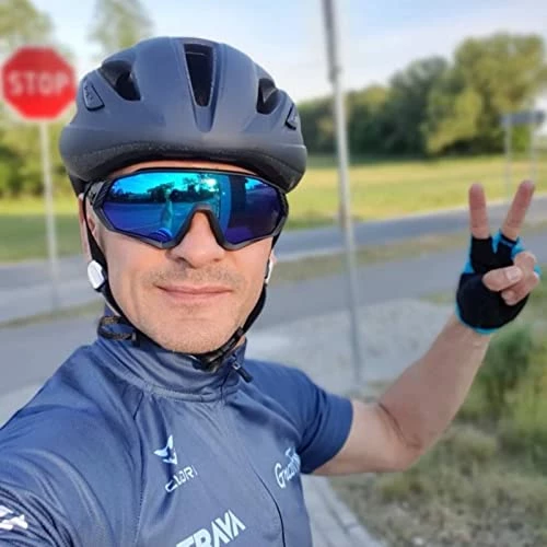 Top 10 π KAPVOE Cycling Glasses Polarized Sports π Sunglasses MTB Mountain Bike Eyewear Men π© Women Road Bicycle BMX Running Fishing Golf Navy β - Image 6