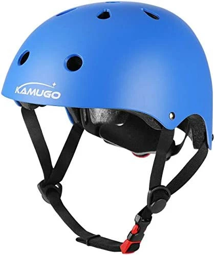 Best reviews of ✔️ Kids Adjustable Helmet, Suitable For Toddler Kids Ages 2-14 Boys 👧 Girls, Multi-Sport Safety Cycling Skating Scooter Helmet Navy Blue 😍 - Image 7