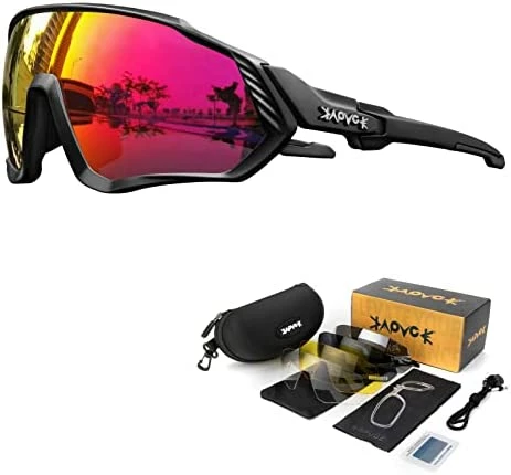 Top 10 π KAPVOE Cycling Glasses Polarized Sports π Sunglasses MTB Mountain Bike Eyewear Men π© Women Road Bicycle BMX Running Fishing Golf Navy β - Image 8