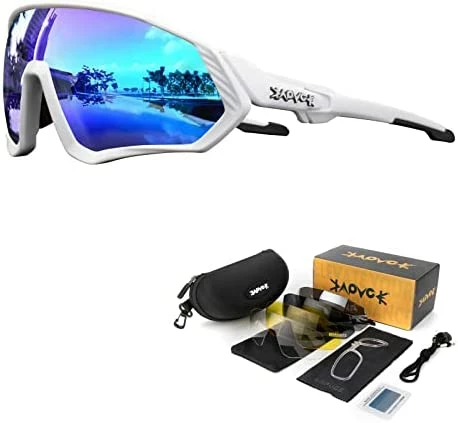 Top 10 π KAPVOE Cycling Glasses Polarized Sports π Sunglasses MTB Mountain Bike Eyewear Men π© Women Road Bicycle BMX Running Fishing Golf Navy β - Image 15