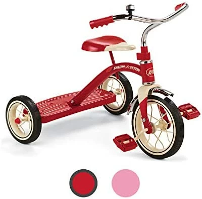 Promo π― Classic Red 10" Tricycle For Toddlers Ages 2-4, Toddler Bik π₯ - Image 6