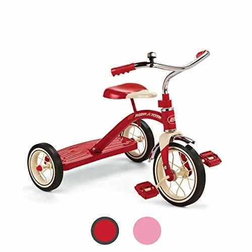 Promo π― Classic Red 10" Tricycle For Toddlers Ages 2-4, Toddler Bik π₯