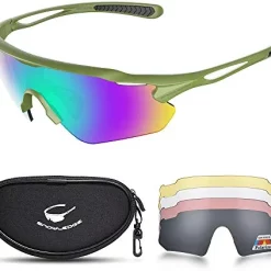 Best Pirce 🔔 Cycling Glasses, TR90 Unbreakable Frame Polarized Anti-UV400 Sports 👓 Sunglasses 502white+revo/red 👏