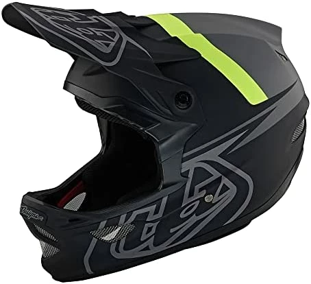 Brand new β¨ Troy Lee Designs Adult | Downhill | Mountain Bike | BMX | Full Face D3 Fiberlite Helmet Anarchy Spiderstripe Blue π - Image 9