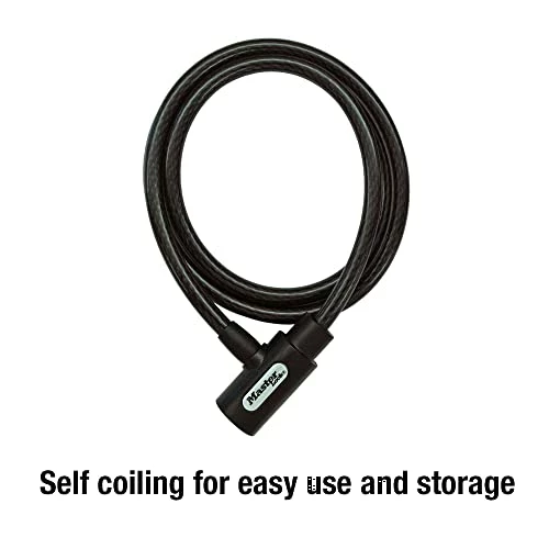 Buy 😉 8364DCC Cable Bike Lock With Key, 5 Ft. Long , Bl ✔️ - Image 4