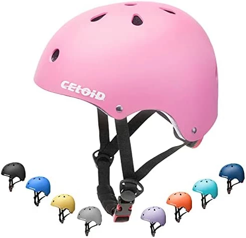 Best Pirce 🎁 Kids Bike Helmet,Toddler Skateboard Helmets For Ages 2-3-5-8-14 Years Boys 👧 Girls,Adjustable Multi-Sport Bicycle Skateboarding Football Roller Skating Scooter Rollerblade Balance Bike Helmet Light Blue 😉 - Image 14