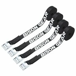Outlet 🧨 Premium Tie Down Straps - (Car Roof Rack Straps For Surfboard Kayak Or Cargo Lashing) 16ft Heavy Duty Cam Straps With Buckles - 4 Pack 🛒