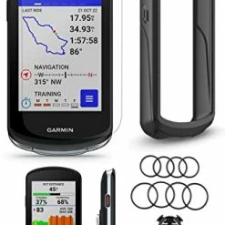 Cheap ⌛ Garmin Edge 1040 GPS Bike Computer | 2022 Cycling GPS Computer With VO2 Max, Maps, & Multi-GNSS | Cycle Bundle With PlayBetter Tempered Glass Screen, Black Silicone Case, & Tether White Case + Hrm Sensor Bund 🎉