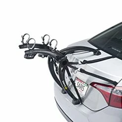 Hot Sale 👏 Bike Racks, Bones Car Trunk Bicycle Rack Carrier, Mounts 2 Bikes, Black 👏