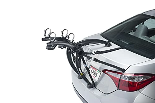 Hot Sale π Bike Racks, Bones Car Trunk Bicycle Rack Carrier, Mounts 2 Bikes, Black π