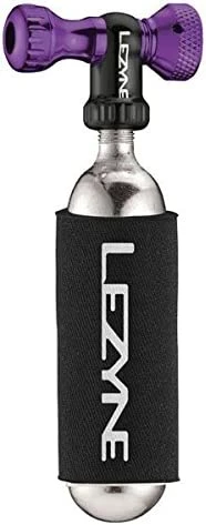 Deals π Control Drive Bicycle C02 Inflator & 16g Cartridge, Presta And Schrader Compatible, Compact, CO2 Bike Tire Pump For Mountain, Gravel, And Road Bikes Purple - Head & 16g Cartridge π - Image 2