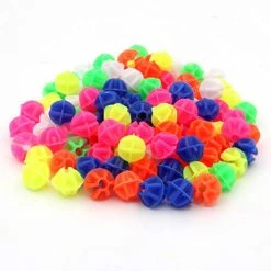Best Pirce ✨ KLOUD City Assorted Colors Bike Bicycle Wheel Spokes Plastic Clip Bead/Spoke Derections 105pcs Round Bead 😉