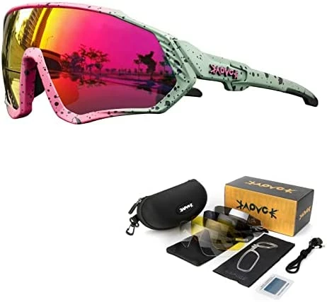 Top 10 π KAPVOE Cycling Glasses Polarized Sports π Sunglasses MTB Mountain Bike Eyewear Men π© Women Road Bicycle BMX Running Fishing Golf Navy β - Image 14