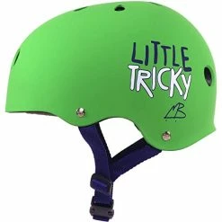 Best Pirce 😍 Little Tricky Dual Certified Sweatsaver Kids Skateboard And Bike Helmet Green Rubb ⭐
