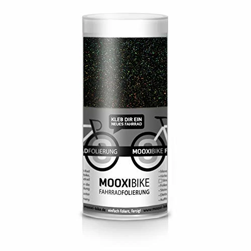 Flash Sale ✨ MooxiBike Unisex – Adult's Fahrradfolie Glänzend Für Rennrad Glossy Bicycle Film For Road Bikes, Black, 2 X 150 X 13 Cm 👍 - Image 2