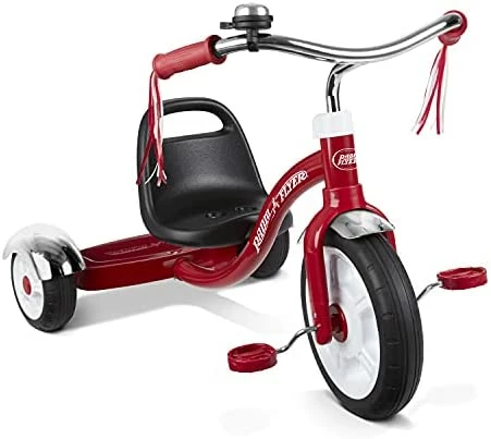New π Radio Flyer Big Red Classic Tricycle, Toddler Trike, Tricycle For Toddlers Age 2.5-5, Toddler Bik π₯ - Image 6
