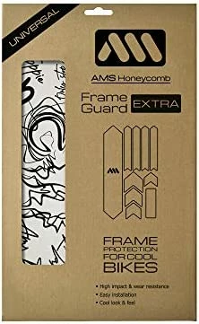 Best deal π All Mountain Style AMS High Impact Frame Guard Extra Semi-Transparent β Protects Your Bike From Scratches And Dings Born To Be Rider Blue π - Image 9