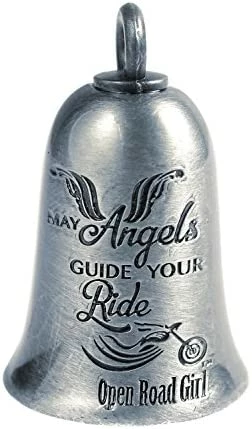 Best Pirce π― Womens Biker Motorcycle Bell: Good Luck Motorcyle Accessory : Open Road Girl π - Image 3