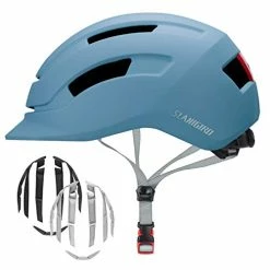 Best reviews of ⌛ Adult Urban Bike Helmet - Adjustable Fit System & Integrated Taillight For Men 👩 Women Matte Black ⭐