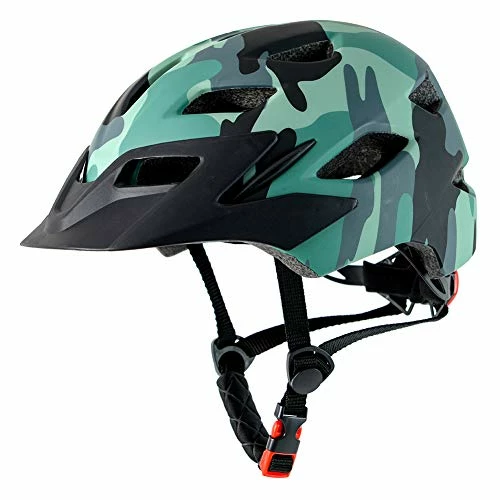 Discount π Kids Bike Helmet Child Youth CPSC Certified Adjustable Multi-Sport Bicycle Cycling Scooter LED Light Detachable Visor π§ Girls Boys Matte Red π₯