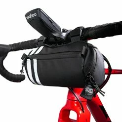 Coupon 👏 Bike Bag, Bags For Bicycles, Handlebar Bag, Bicycle Bag, Bike Pouch, Bike Handlebar Bag, Bike Phone Holder,Bicycle Accessories, Front Bike Bag,1.3 Liters Of Storage (8" X 4") (Black) 💯