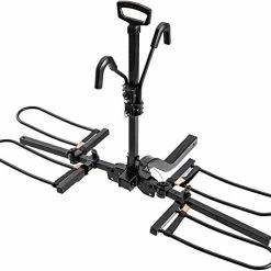 Cheap ⌛ Volt 2 -E Bike Hitch Mounted Platform Style 2 Bikes Carrier For Car, SUV, Trucks, Sedan, Tilting E-Bike Rack For 2" Hitch Fits Up To 2 X 70 Lbs Bike With Up To 5" Fat Tires- NO RV USE! ⌛