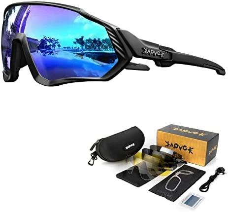 Top 10 π KAPVOE Cycling Glasses Polarized Sports π Sunglasses MTB Mountain Bike Eyewear Men π© Women Road Bicycle BMX Running Fishing Golf Navy β - Image 9