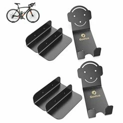 Brand new ⌛ Gootus Bike Wall Mount - Horizontal Bike Wall Rack Hanger For Garage Or Home | Heavy Duty Bicycle Wall Mounted Holder For Road, Mountain Or Hybrid Bikes Black 1pack 😉