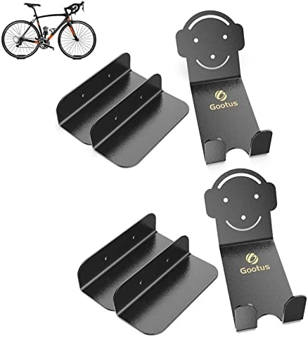Brand new β Gootus Bike Wall Mount - Horizontal Bike Wall Rack Hanger For Garage Or Home | Heavy Duty Bicycle Wall Mounted Holder For Road, Mountain Or Hybrid Bikes Black 1pack π - Image 8