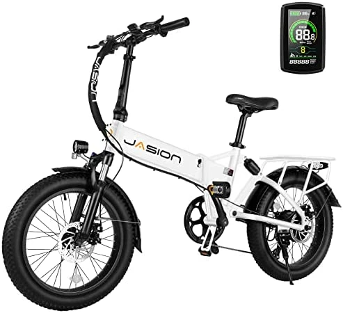 Flash Sale β EB7 2.0 Electric Bike For Adults, 500W Motor 20MPH Max Speed, 48V 10AH Removable Battery, 20" Fat Tire Foldable Electric Bike With Dual Shock Absorber, And Shimano 7-Speed Electric Bicycles White π― - Image 8
