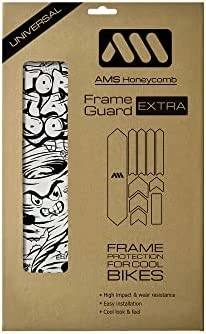 Best deal π All Mountain Style AMS High Impact Frame Guard Extra Semi-Transparent β Protects Your Bike From Scratches And Dings Born To Be Rider Blue π - Image 11